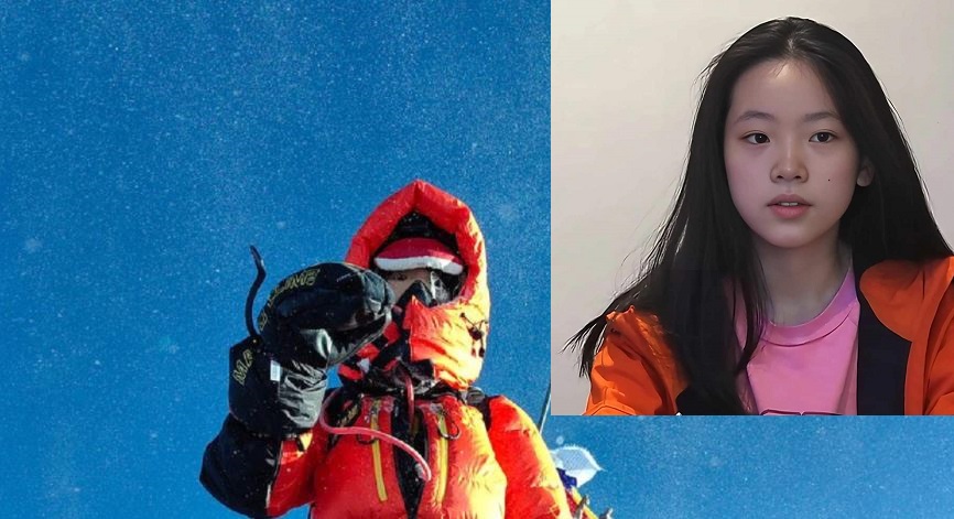 16 Years Sui Cho Yuan from China becomes youngest female to climb Mt. Everest.