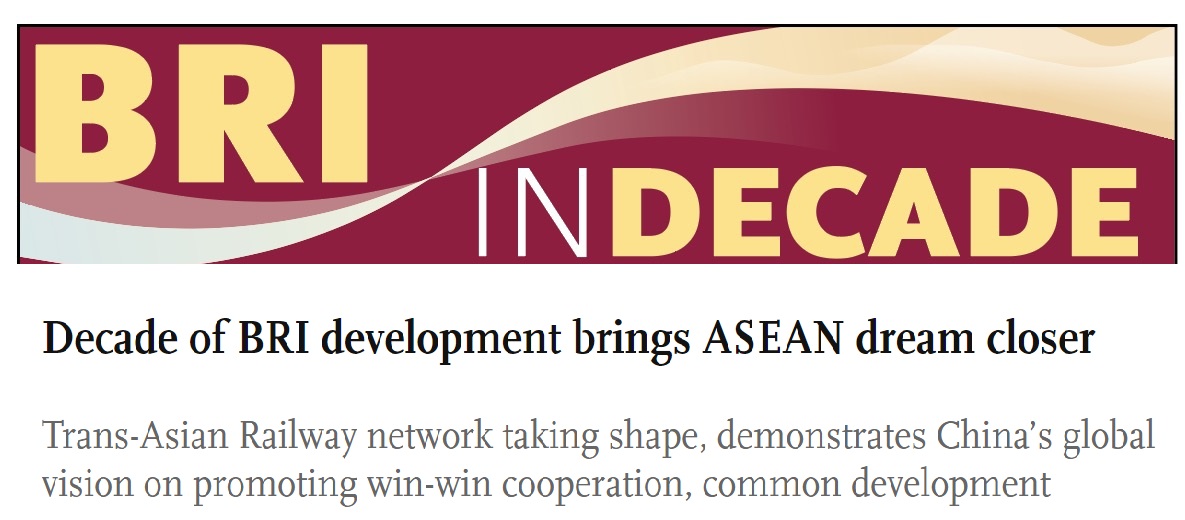 A Decade of BRI development brings ASEAN dream closer