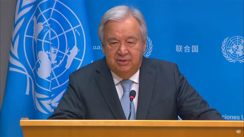 UN appeals to Israel and Iran to stop tensions and walk the path of peace