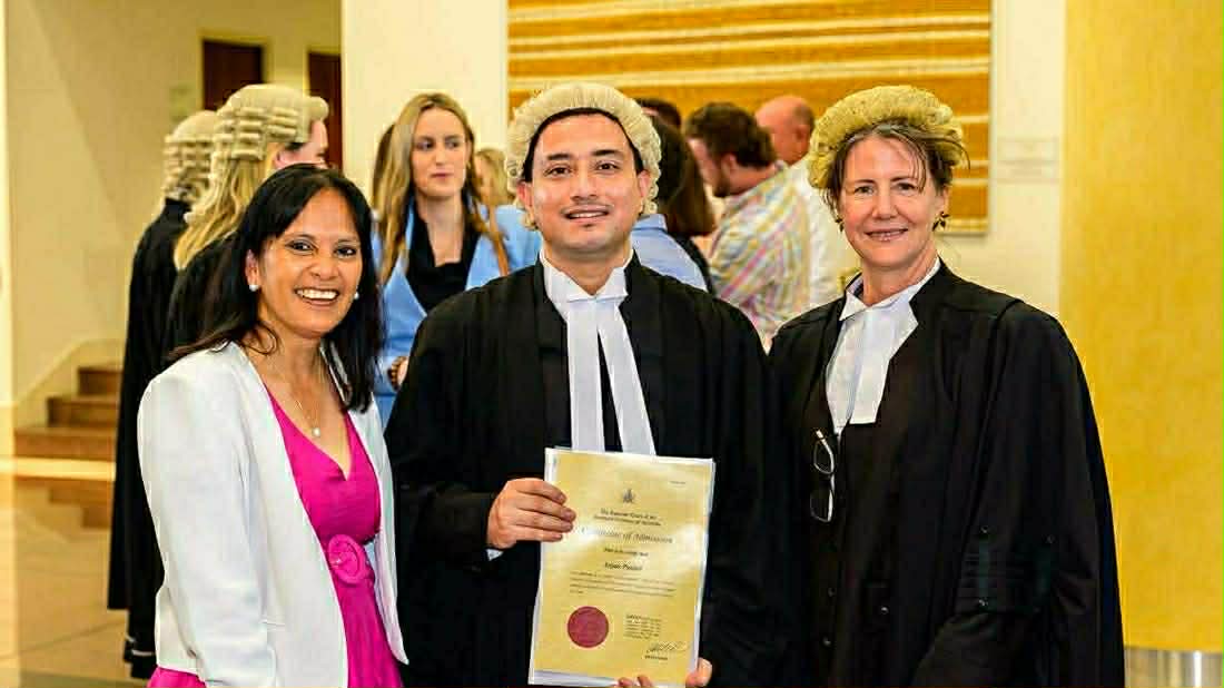 Anjan Paudel Becomes the First Nepali Lawyer in Australia’s Northern Territory
